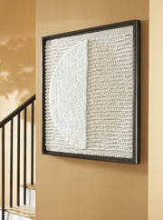 Ashley Furniture Bachard Wall Decor featuring a stylish, modern design with intricate patterns for contemporary home accents.