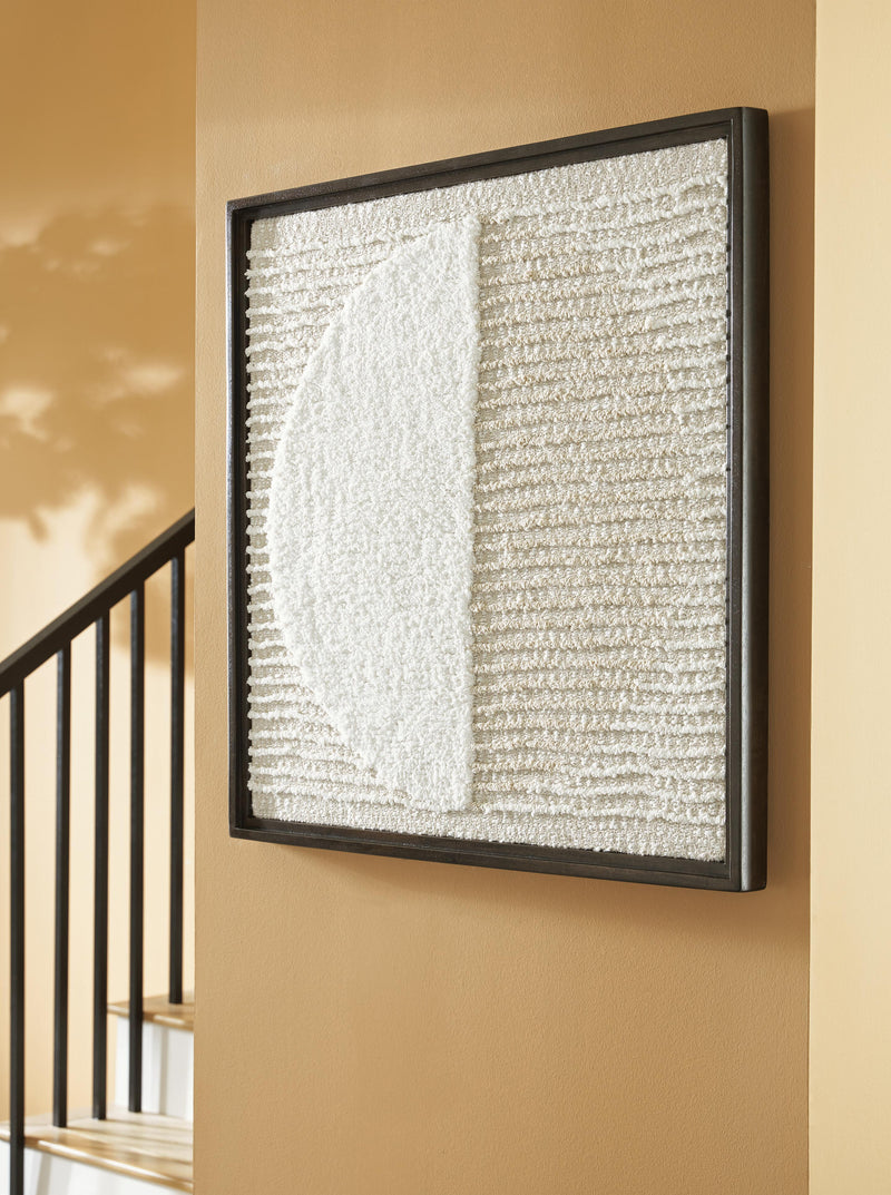 Ashley Furniture Bachard Wall Decor featuring a stylish, modern design with intricate patterns for contemporary home accents.