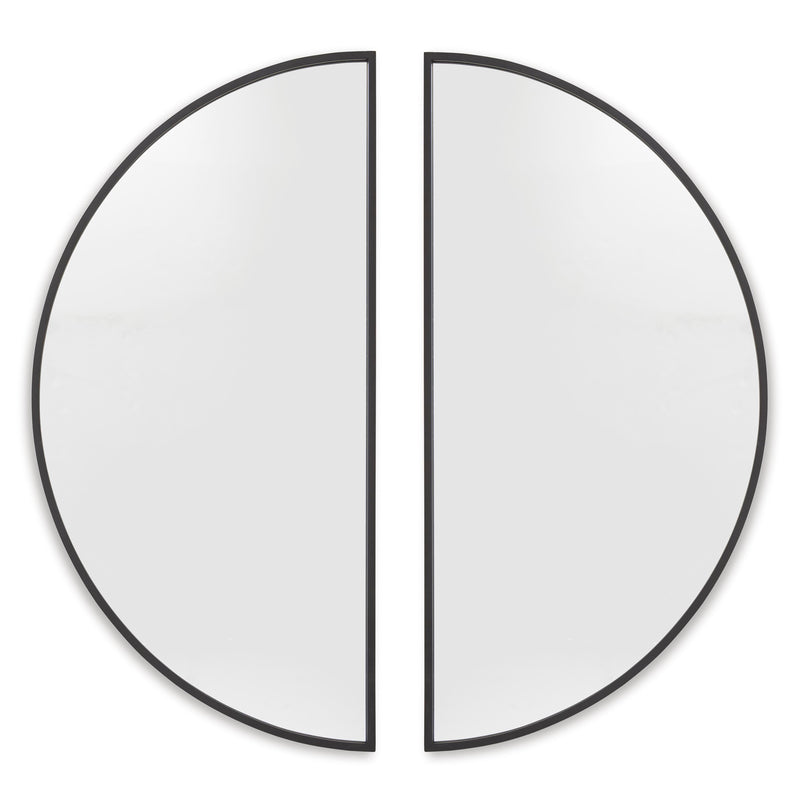 Ashley Furniture Denlow wall mirror set featuring multiple stylish wall mirrors with sleek frames for modern home decor.