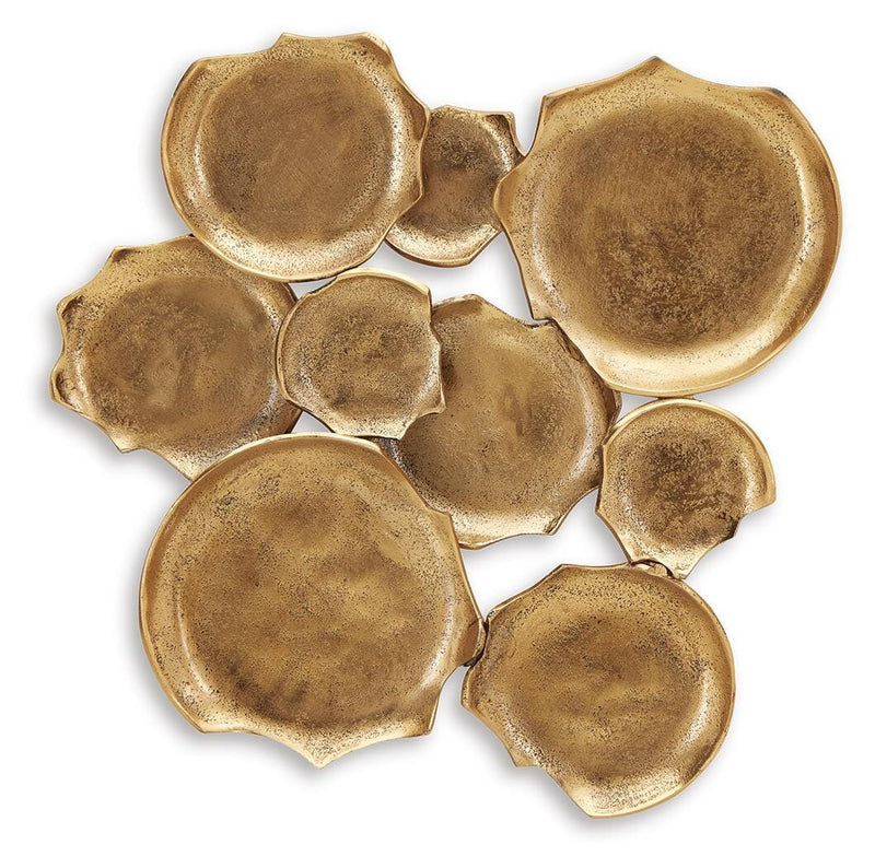 Ashley Furniture Gageton Wall Decor featuring a modern, abstract design suitable for contemporary home interior decoration.