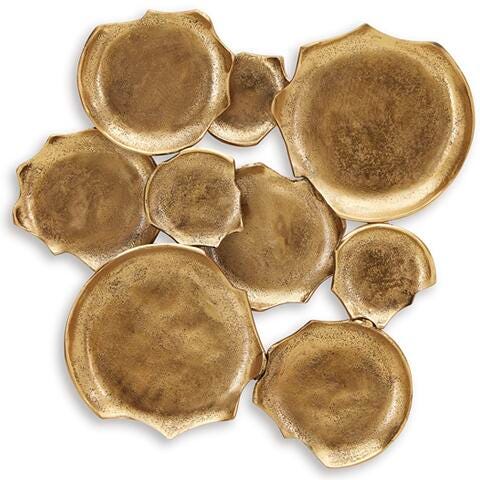 Ashley Furniture Gageton Wall Decor featuring a modern, abstract design suitable for contemporary interior decoration.