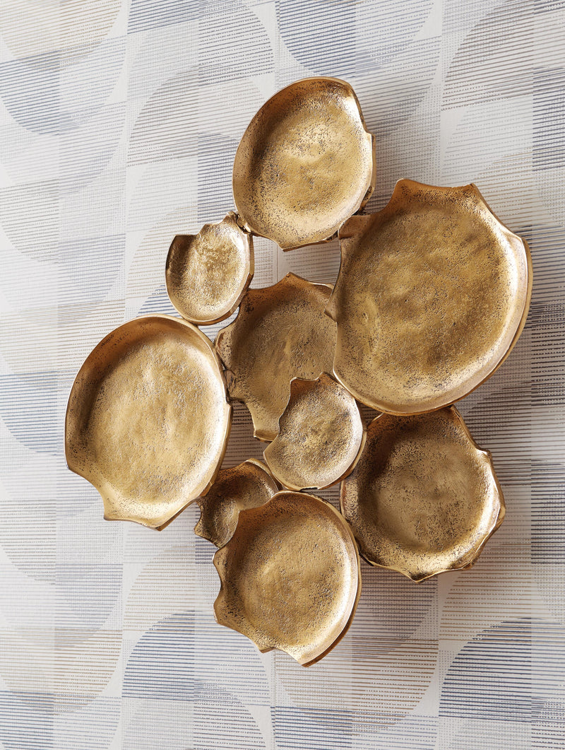 Ashley Furniture Gageton wall decor featuring a modern, abstract design in neutral tones for stylish interior decoration.