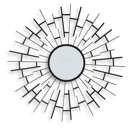 Ashley Furniture Garrenworth Accent Mirror with a sleek, modern frame, designed for stylish interior decor.