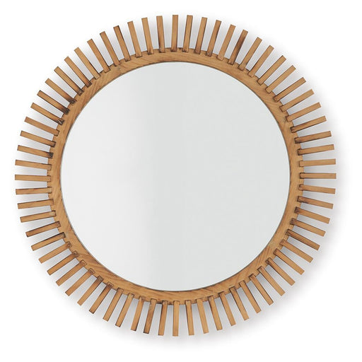 Ashley Furniture Tedwell Accent Mirror, rectangular mirror with a sleek frame, ideal for bedroom or living room decor.