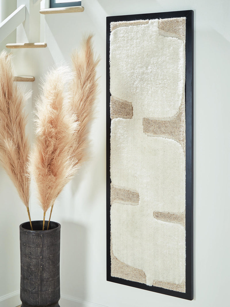Ashley Furniture Kadworth wall decor featuring a modern, stylish design with abstract patterns suitable for contemporary interior walls.