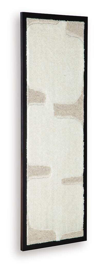 Ashley Furniture Kadworth wall decor with geometric metal design in a modern, stylish wall art piece.