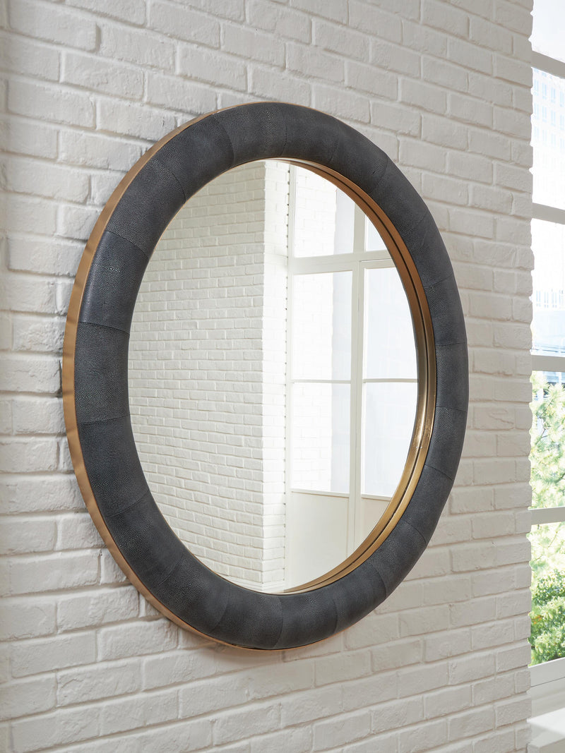 Ashley Furniture Corinsworth Accent Mirror with a stylish rectangular frame, perfect for modern home décor.