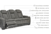 Ashley Furniture Next-Gen DuraPella power reclining sofa with plush cushions and modern design, perfect for comfortable living spaces.