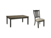 Ashley Furniture Tyler Creek dining set with a wooden table and matching chairs, perfect for a stylish dining room.
