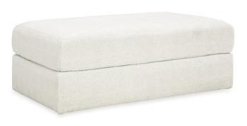 Karinne oversized accent ottoman by Ashley Furniture with plush fabric and modern design for living room decor.