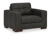 Ashley Furniture Luigi oversized chair with plush upholstery and wide armrests, perfect for a comfortable living space.