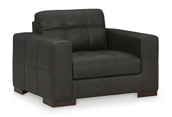 Ashley Furniture Luigi oversized chair with plush upholstery and wide armrests, perfect for a comfortable living space.