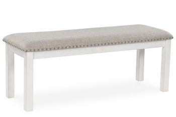 Ashley Furniture Robbinsdale dining package with casual seating set, includes dining table and chairs in a modern, stylish design.