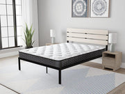 8-inch Bonnell hybrid mattress by Ashley Furniture showing a plush, supportive mattress with a fabric cover and plush surface.