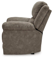 Ashley Furniture Laresview oversized recliner with plush cushioning and wide armrests, perfect for relaxing in a modern living room.