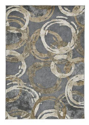 Ashley Furniture Faelyn 7'10" x 9'10" rug with intricate patterns and soft texture, ideal for enhancing living room decor