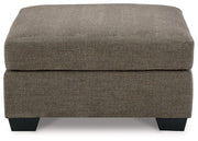 Mahoney oversized accent Ottoman by Ashley Furniture featuring plush fabric and a versatile design for living room decor