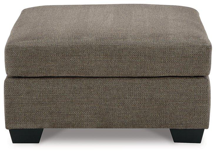 Mahoney oversized accent Ottoman by Ashley Furniture featuring plush fabric and a versatile design for living room decor