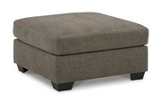 Oversized Mahoney accent ottoman by Ashley Furniture with plush fabric and modern design, perfect for living room decor.
