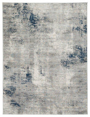 Ashley Furniture Wrenstow 7'10" x 10'3" rug showcasing a stylish woven design in neutral tones.