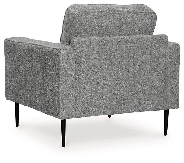 Ashley Hazela Living Room Set featuring a sofa and matching chairs in a modern design with neutral upholstery.