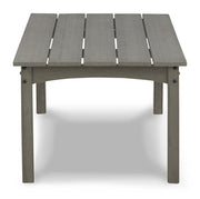 Ashley Furniture outdoor seating set with sofa, loveseat, and coffee table in a stylish outdoor patio setting.
