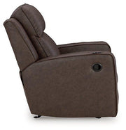 Lavenhorne Ashley Furniture recliner with plush upholstery, padded armrests, and a comfortable reclining mechanism.