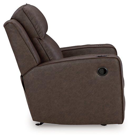 Lavenhorne Ashley Furniture recliner with plush upholstery, padded armrests, and a comfortable reclining mechanism.