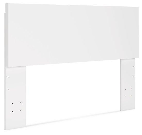 Ashley Furniture Onita Panel Bed with two side storage drawers, showcasing a modern bed frame with built-in storage compartments.