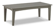 Ashley Furniture Visola outdoor loveseat conversation set with cushioned seats and a sturdy metal frame, perfect for outdoor relaxation.