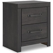 Ashley Furniture Hollivern Bedroom Set featuring a bed, nightstands, and dresser in a stylish, modern bedroom design.