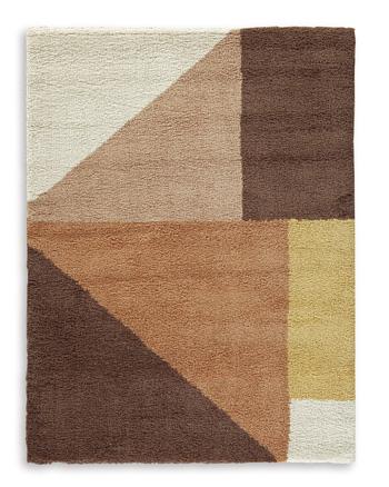 Medium Gailmore 5x7 rug by Ashley Furniture with intricate patterns and soft textures, ideal for living rooms or bedrooms.