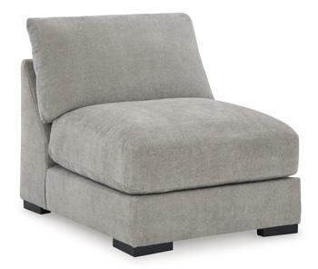 Ashley Furniture Aslan Court Sectional sofa with plush cushions and fabric upholstery in a spacious living room setting.