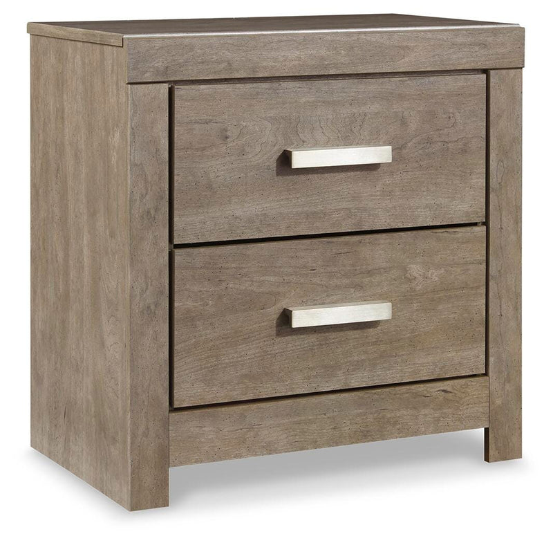 Ashley Furniture Culverbach youth bedroom set with a bed, nightstand, and dresser in a modern bedroom scene.