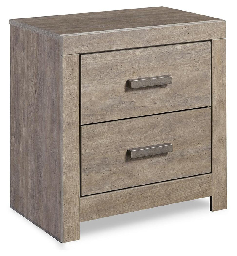 Ashley Furniture Culverbach youth bedroom set featuring a bed, dresser, and nightstand in a modern-style bedroom.