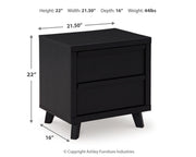 Ashley Furniture Danziar bedroom set, featuring a coordinated bed frame and matching furniture pieces in a stylish design.