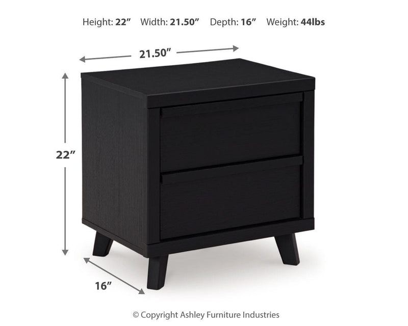 Ashley Furniture Danziar bedroom set, featuring a coordinated bed frame and matching furniture pieces in a stylish design.