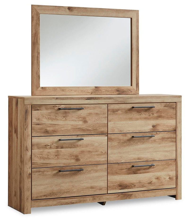 Ashley Furniture Hyanna dresser and mirror set, featuring a stylish wooden dresser with an attached matching mirror.