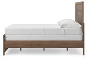 Ashley Furniture Broachmyn Bed showcasing a stylish wooden bed frame with a polished finish and elegant design.