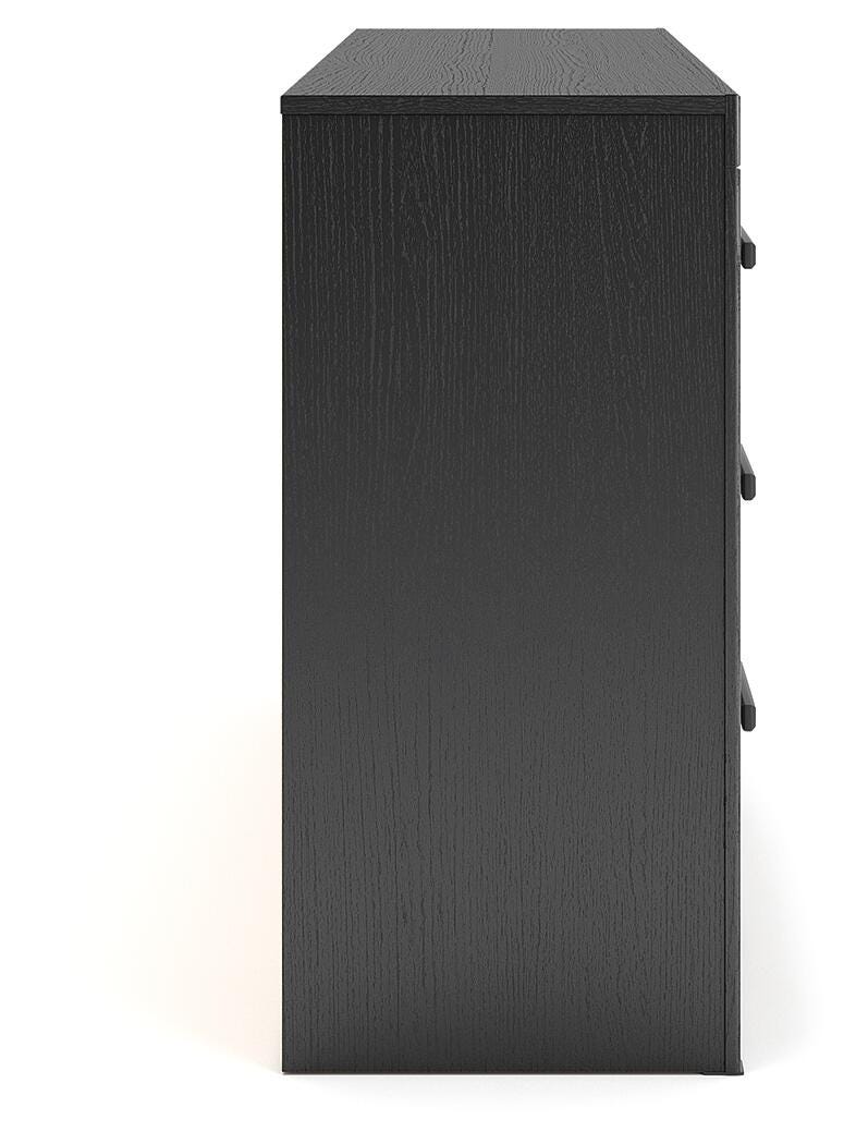 Ashley Furniture Broachmyn dresser with attached mirror, wooden finish, and modern design for bedroom storage and decor.