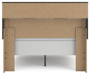 Ashley Furniture Broachmyn Bed showcasing a stylish headboard and frame in a modern bedroom setting