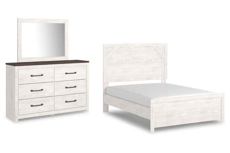 Ashley Furniture Gerridan bedroom set featuring a modern bed frame, matching nightstands, and stylish bedroom furniture.