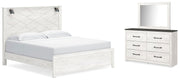 Ashley Furniture Gerridan bedroom set featuring a modern bed frame with matching nightstands and dresser in a sleek design.