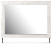 Ashley Furniture Gerridan bedroom mirror, rectangular mirror with a sleek frame, designed for bedroom decor.