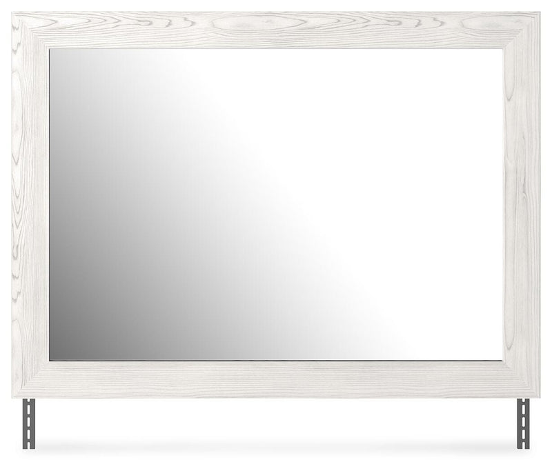 Ashley Furniture Gerridan bedroom mirror, rectangular mirror with a sleek frame, designed for bedroom decor.