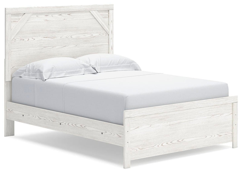 Ashley Furniture Gerridan Youth Bed with angled view showcasing its stylish wooden frame and youthful design.
