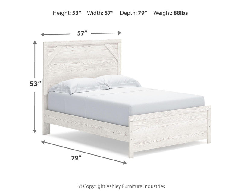 Ashley Furniture Gerridan Youth Bed with a sturdy wooden frame and classic design suitable for a child's bedroom.