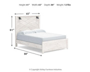 Ashley Furniture Gerridan bedroom set with a stylish bed and matching furniture, showcased in a modern bedroom setting.