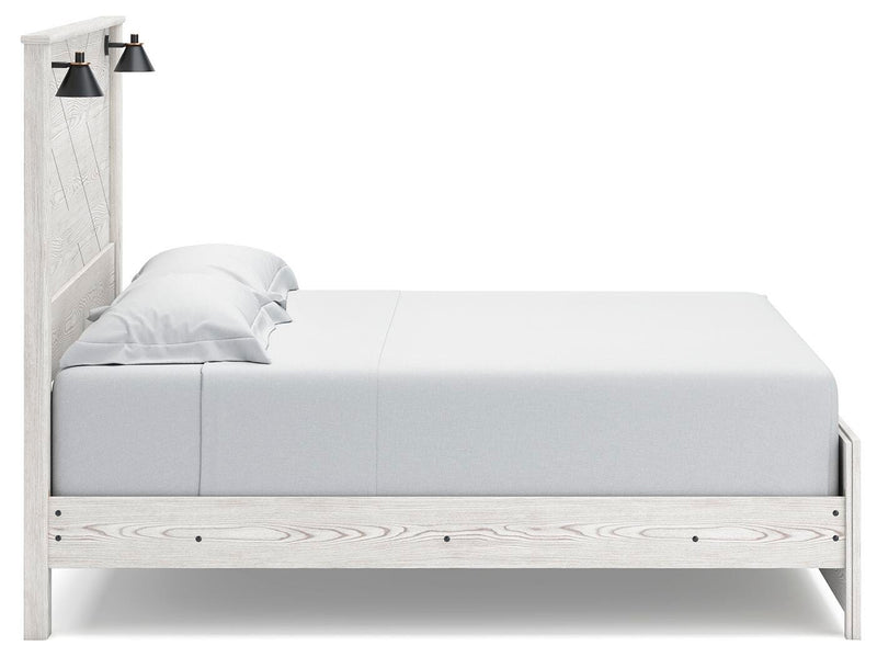 Ashley Furniture Gerridan bedroom set with a modern bed frame, matching nightstands, and coordinated bedroom furniture.