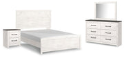 Ashley Furniture Gerridan bedroom set featuring a modern bed frame, matching nightstands, and stylish bedroom decor.